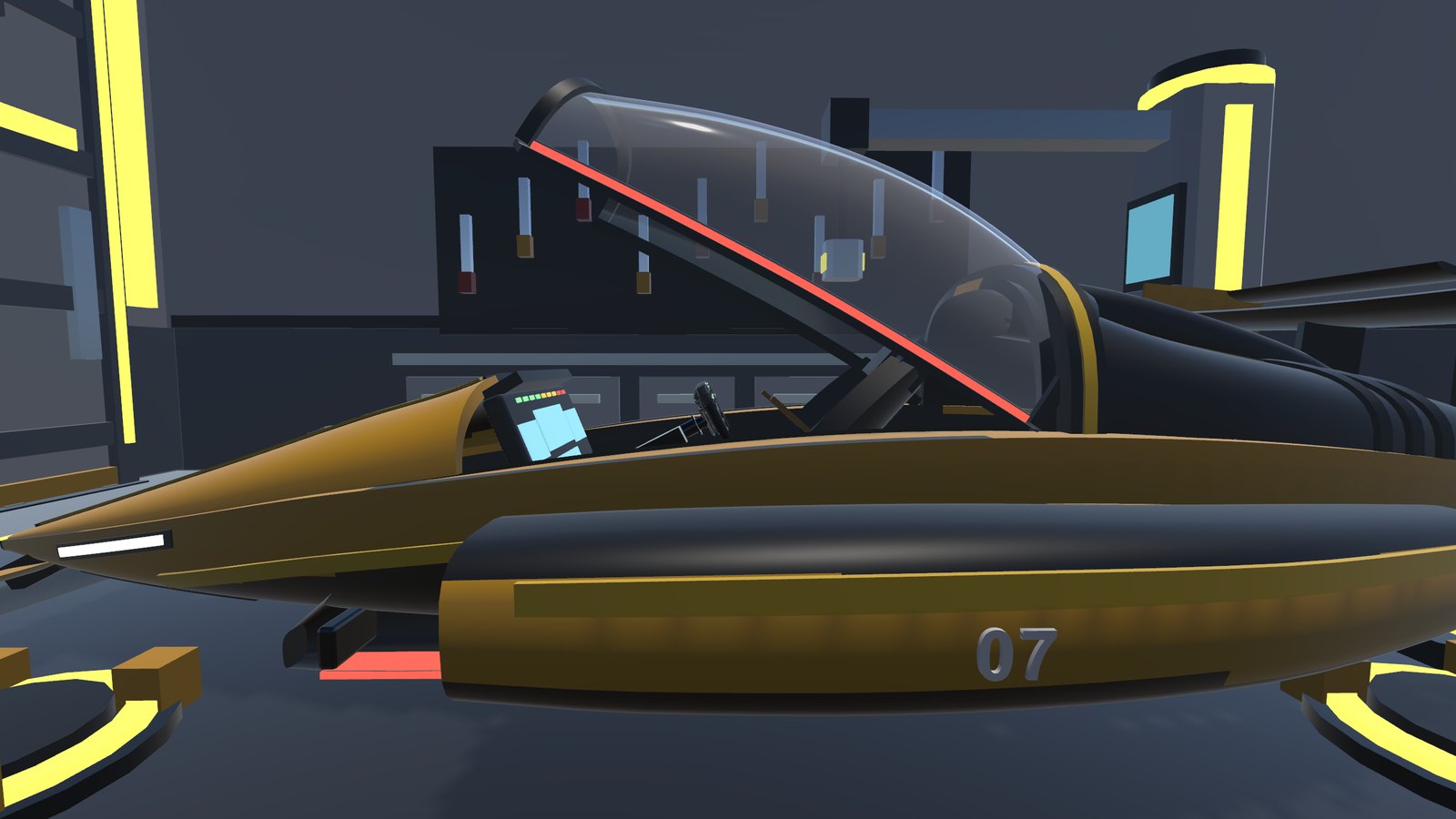 Pod nose detail